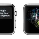 今年もApple Watchの文字盤に新年を祝う花火があがる