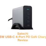 ［レビュー］Satechi 165W USB-C 4-Port PD GaN Charger をチェック　驚異の4ポート165W出力充電器の実力は？