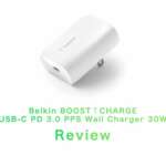 ［レビュー］Belkin BOOST↑CHARGE USB-C PD 3.0 PPS Wall Charger 30W をチェック