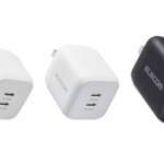 エレコム、3種の2ポート USB-C 充電器を発表　35〜65W出力が可能