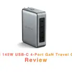 ［レビュー］Satechi 145W USB-C 4-Port GaN Travel Charger を日本最速レビュー　実用はかなり厳しく USB-C 充電器の限界が見え始めている