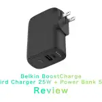 ［レビュー］Belkin BoostCharge Hybird Charger 25W + Power Bank 5000 をチェック　ほぼ価値はない